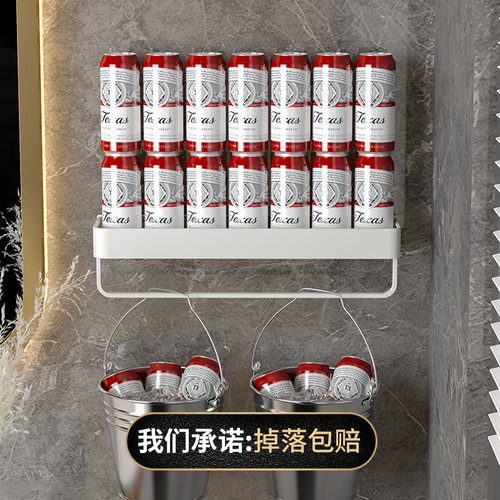 Kole wall-mounted bathroom cosmetics storage rack space aluminum bathroom storage rack no punching drain tray rack