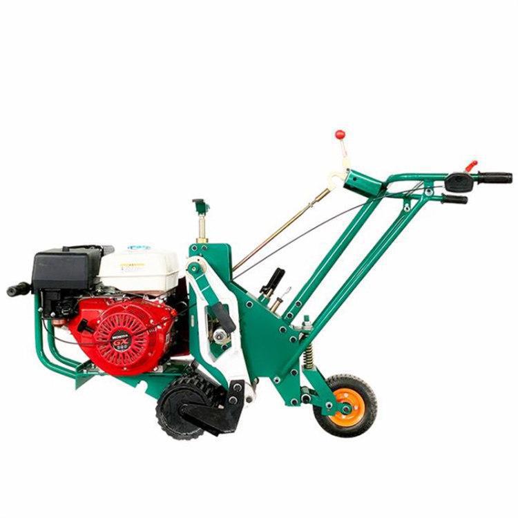 Máquina de corte de césped de empuje manual Máquina de trasplante de césped multifuncional de gasolina Pequeña máquina de corte de césped autopropulsada