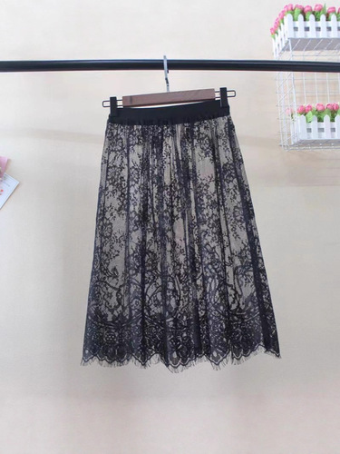 Summer lace petticoat special for cheongsam, anti-exposure petticoat, base dress, mesh, new lace skirt for women