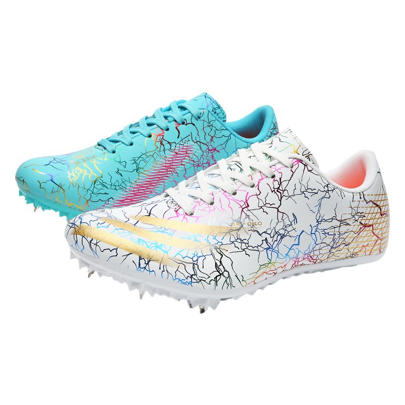 Zapatillas de pista y campo populares malla de entrenamiento transpirable espigas deportivas para hombres y mujeres