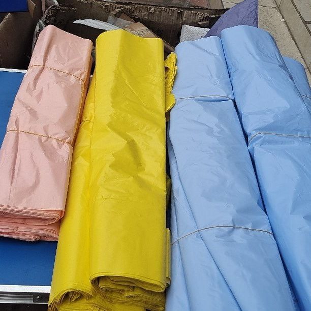 白色批发服装打包袋不透明塑料袋手提加厚袋特厚窗帘短袖夏天搬家