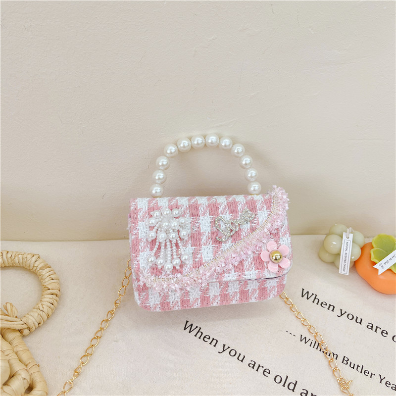 Houndstooth rosa