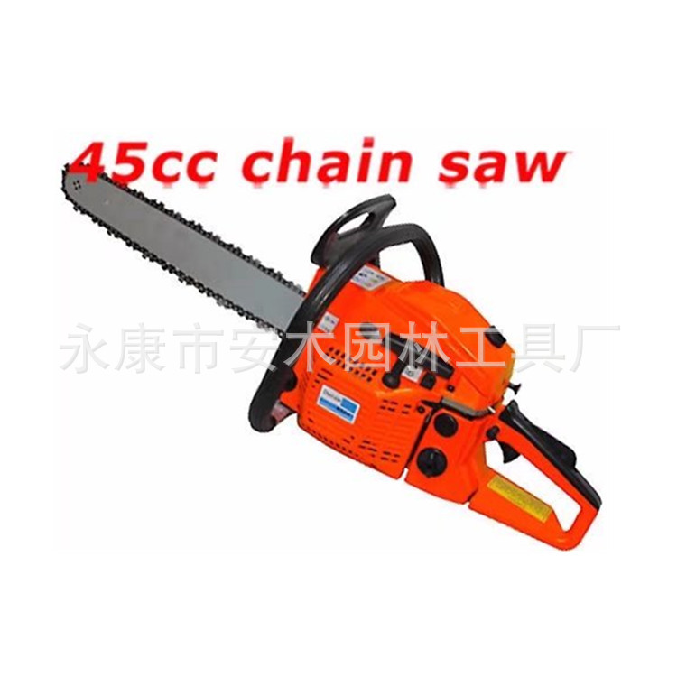 厂家跨境供应4500汽油锯家用手持伐木锯 45cc-chain Saw 2-Stroke