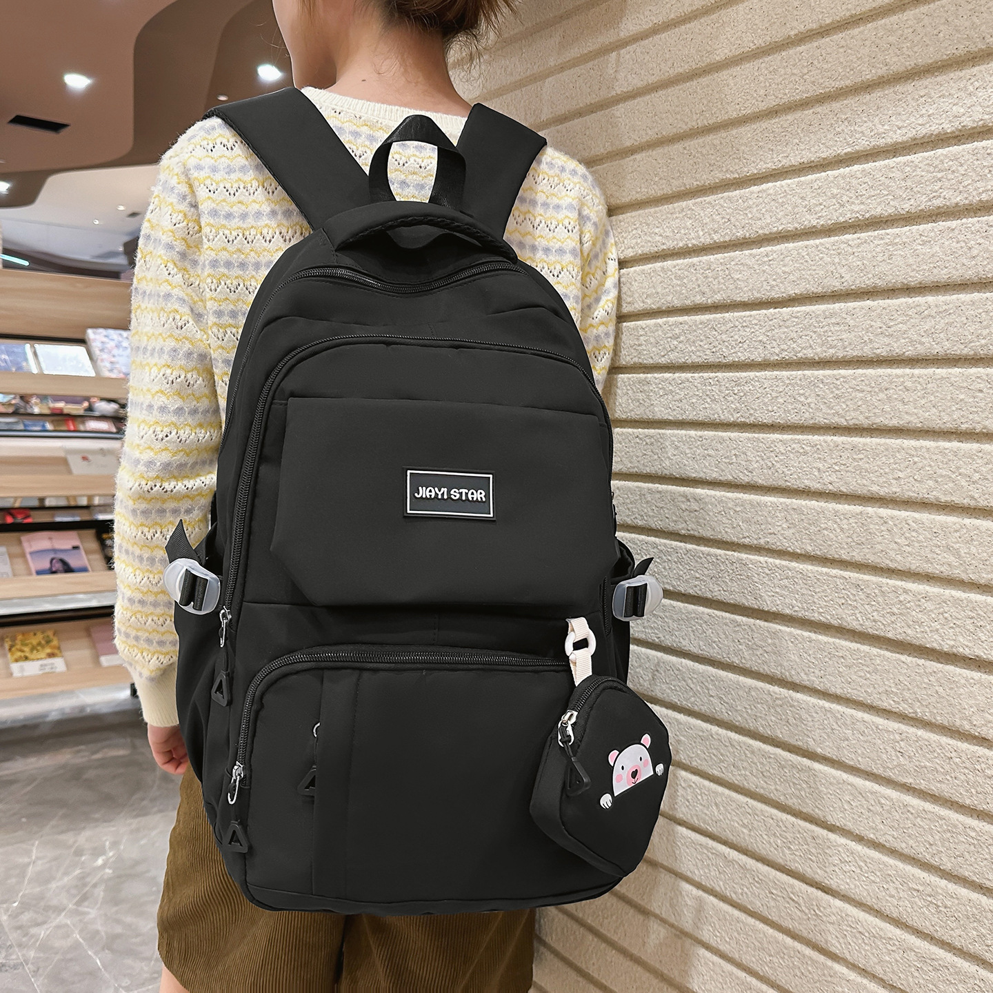 Mochila para estudiantes de secundaria de alto valor JIAYISTAR JIAYISTAR Mochila para niños de gran capacidad Mochila de viaje