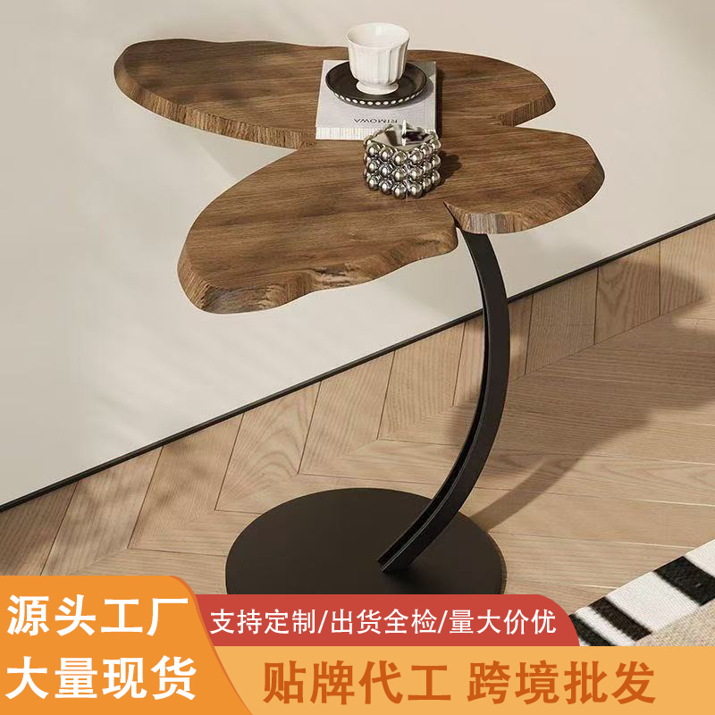 可定制复古蝴蝶型边几客厅小茶几沙发角几现代创意法式简约床头桌