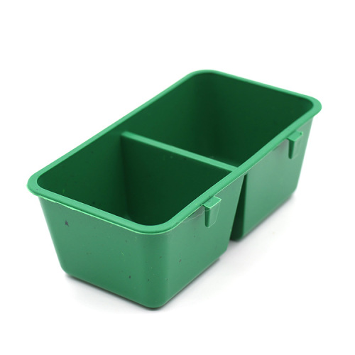 Bird food box, bird cage, rabbit cage, bird trough, bird food tank, bird supplies, bird utensils, wire cage, universal one-piece food box