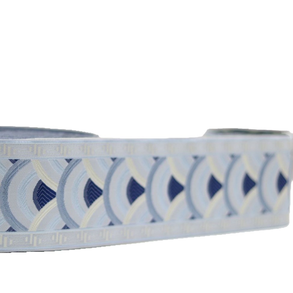 9cm ancho cinta de alta precisión patrón nube cortina sofá cojín caballo cara falda Hanfu corredor de mesa cama corredor cinta decorativa