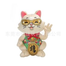 招财猫玩偶 定制猫咪公仔 卡通毛绒动物摆件 招财猫摆饰 来图定制