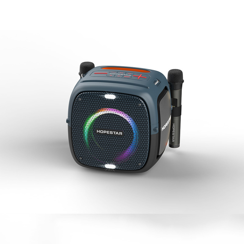Hopestar par one大出力スピーカーのダブルマイクには、スタンド付きの重いサブウーファ屋外オーディオがあります。|undefined