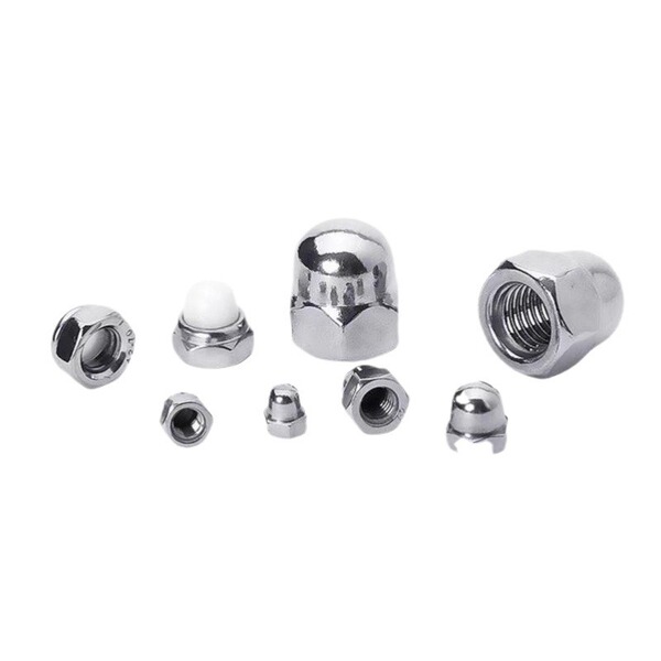 201/304 stainless steel cap ball head nut decorative hexagonal cap…