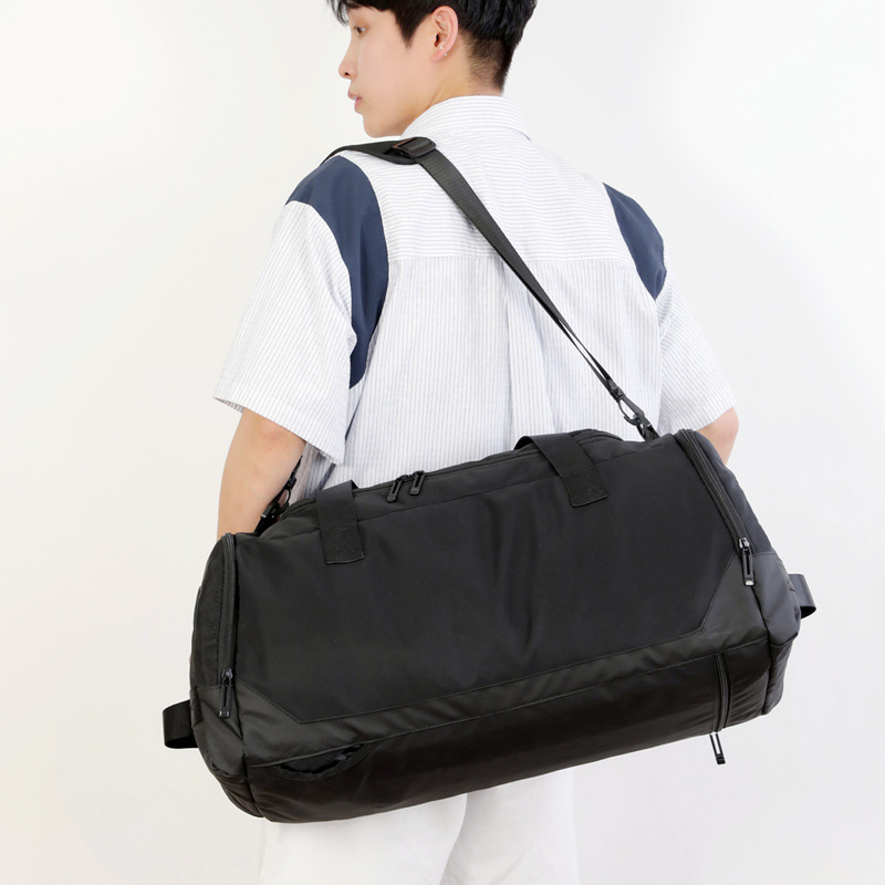 Nueva bolsa de viaje de mano de gran capacidad separación seca y húmeda bolsa de mochila de entrenamiento deportivo bolsa de ejercicios masculino sensación superior