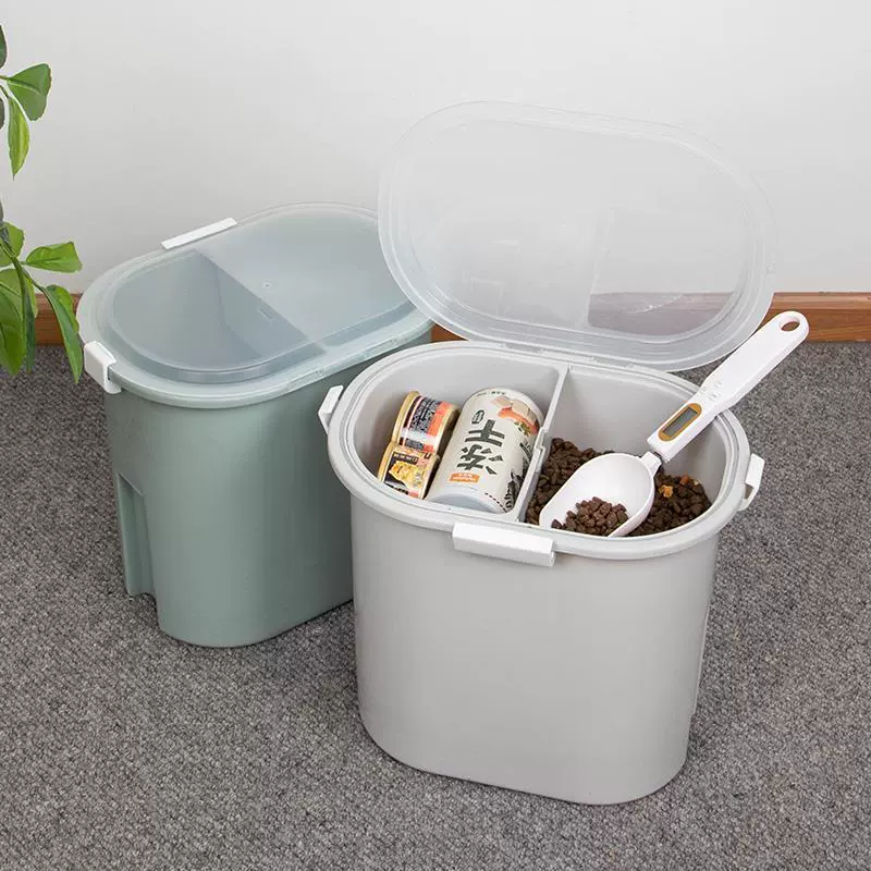 Ведро для хранения корма для кошек запечатанный влагонепроницаемый вакуумный агент для хранения сушки корма для собак