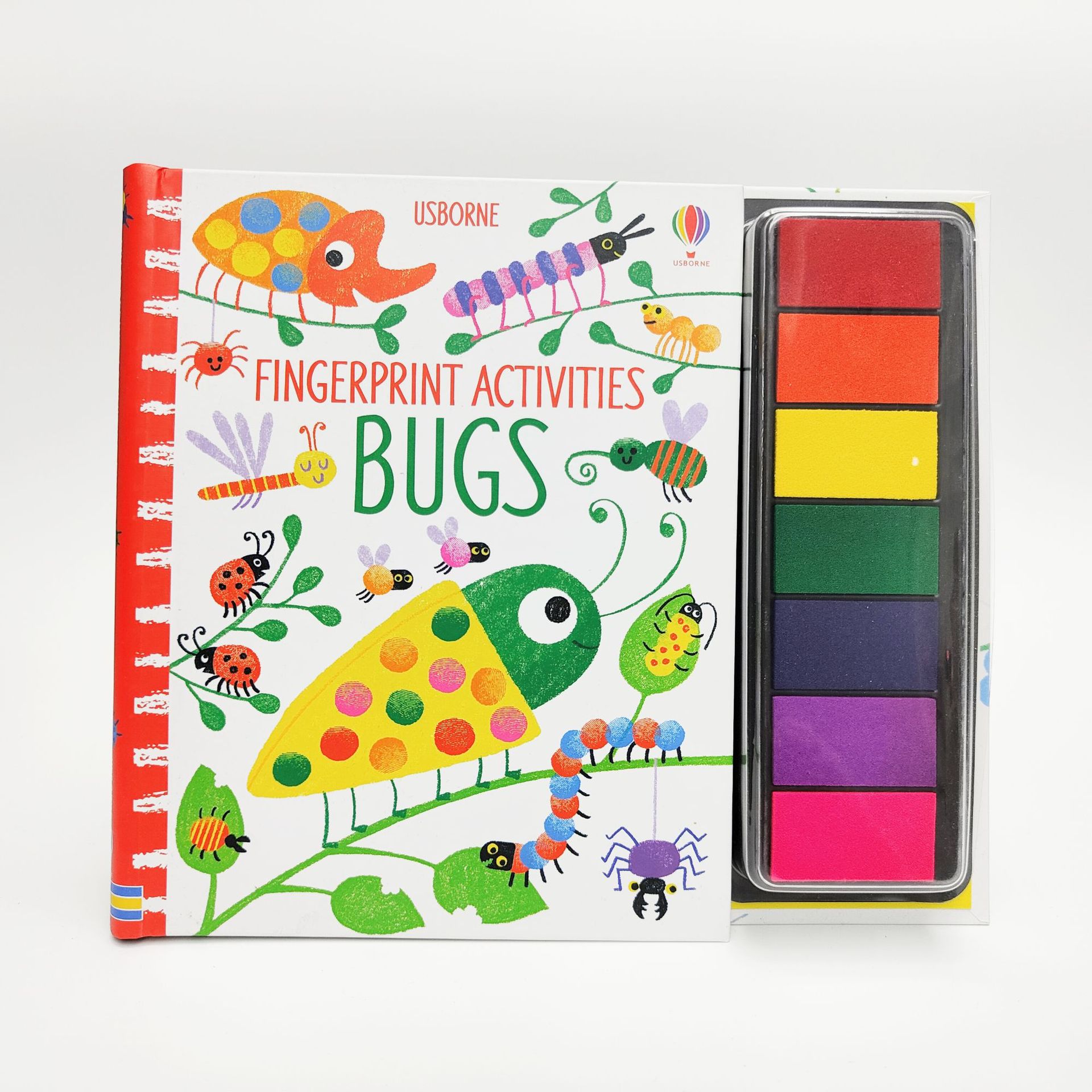 Libro de pintura con huellas dactilares para niños con sellos y tintas ecológicas juego creativo educativo