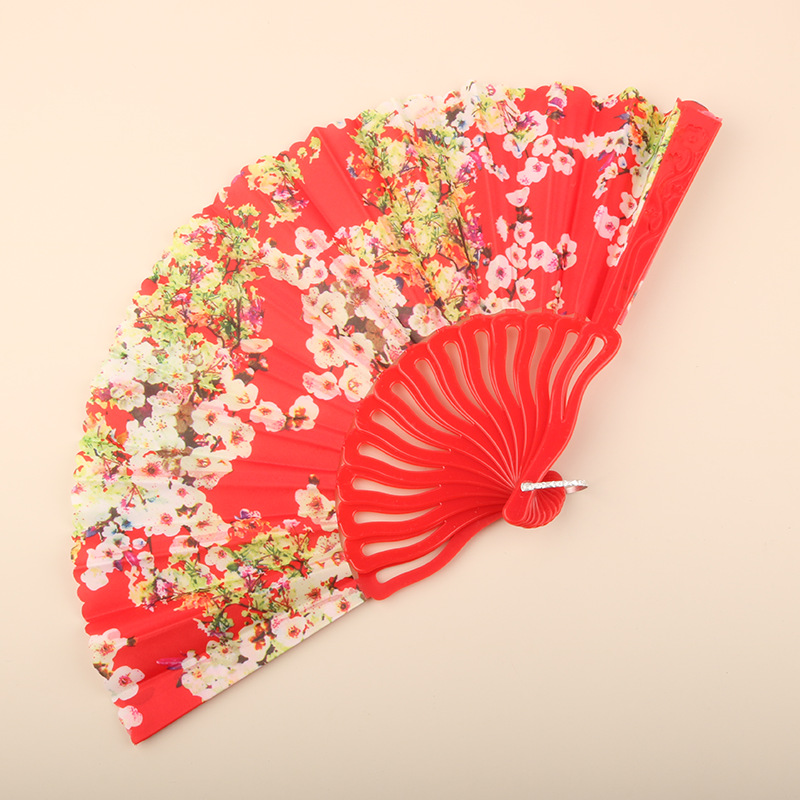 Abanico Plegable de Encaje de Plástico, Estampado, para Danza image 92