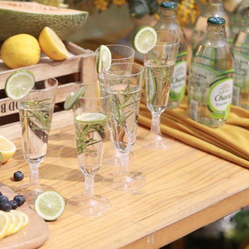 Cross-border factory one-time use champagne glasses transparent pudding cups plastic cups high-stem red wine glasses mousse cups dessert cups