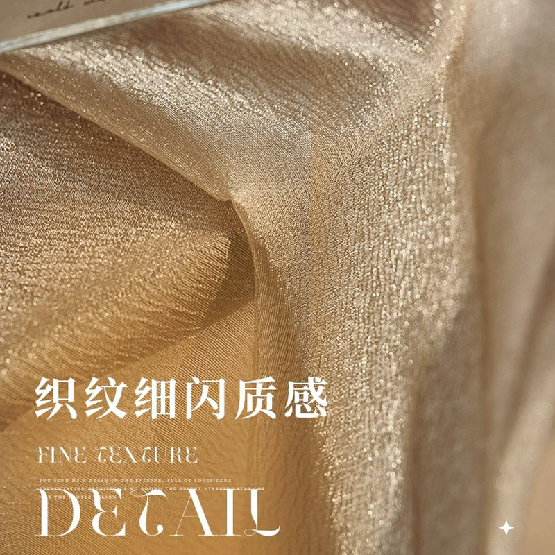 La cortina de gasa de ensueño francesa de la sala de estar es impermeable a la luz, el nuevo dormitorio, el balcón de la sala de estar, la personalización del producto terminado