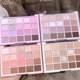 K'Apeine 20-Color Eyeshadow Palette Korean Makeup 2024 Spring New Nude Makeup Cold and Warm Oatmeal Rose Palette