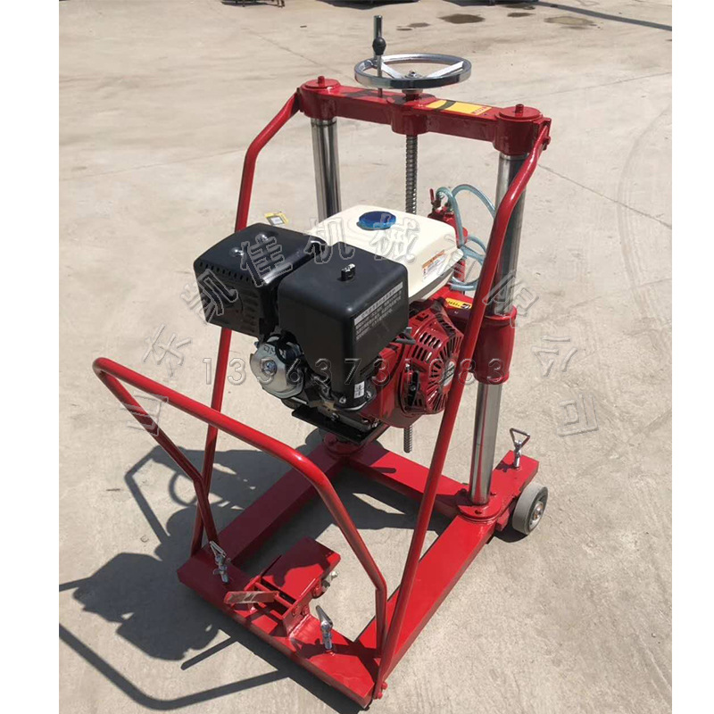 小型钻孔取芯机混凝土路面取芯机公路钻孔取芯机路面打孔机
