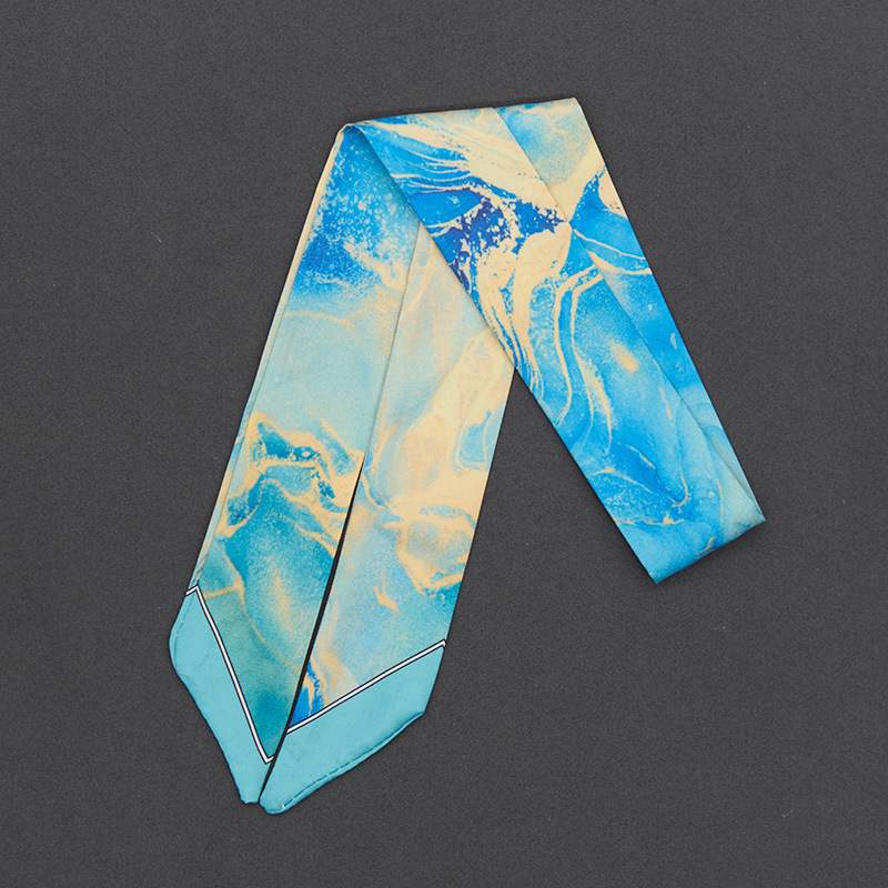 Una pieza de cabello combinado con mano coreana francesa joyería de bolsas de pañuelo largo joyería de cabello correa larga correa de cabello