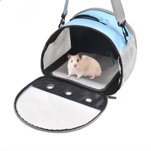 Amazon pet take-out bag hamster cage rabbit chinchilla portable shoulder crossbody bag kitten pet bag