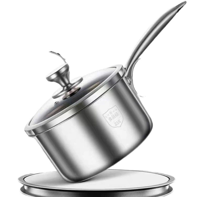 Household milk pot 316 food grade stainless steel pot soup pot stainless steel baby supplementary food pot baby boil steaming direct sales