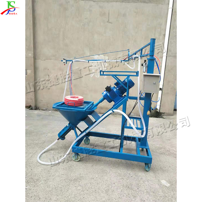 80型螺杆式GRC喷浆机 三相电建筑业用喷射机 水泥砂浆喷涂机