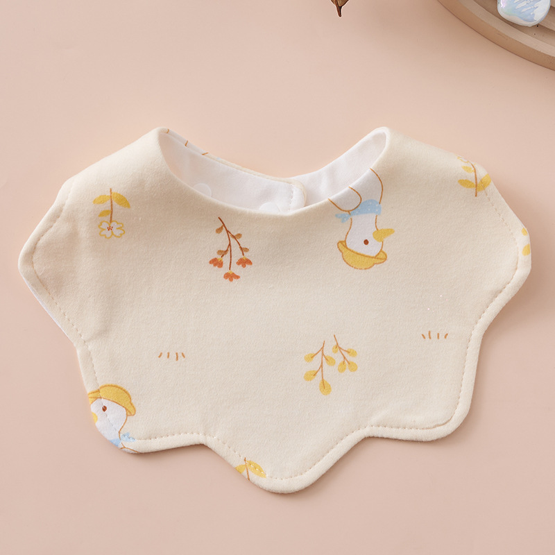 노란 거위 [큰 꽃잎 턱받이]