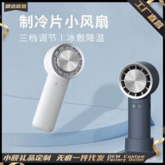 手持ち冷敷ファン半導体冷凍小ファンusb充電携帯クロスボーダー新品屋外手持ちファン