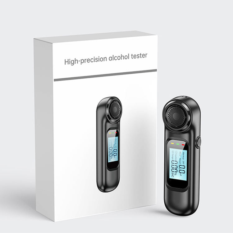 2023 便携式酒精测试仪数显测量酒精测试器吹气式酒驾测试仪