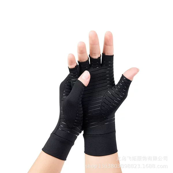 Cross-border men's and women's sports cycling training gloves, half-finger non-slip breathable joint rehabilitation and healthcare gloves wholesale