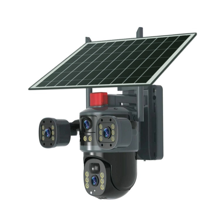 V380 nueva cámara de vigilancia solar teléfono móvil al aire libre remoto hogar inalámbrico inteligente monitor HD