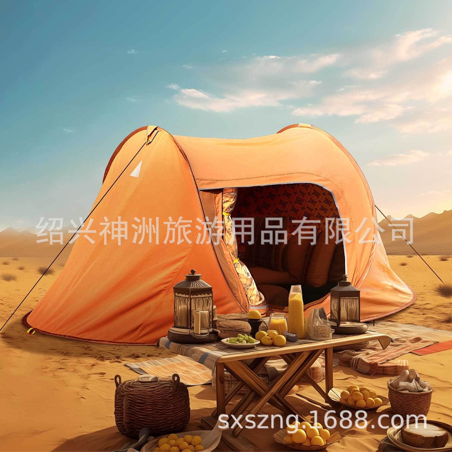 중동 맞춤형 야외 텐트, 방풍 및 방수, 봄 나들이 텐트, 1초 속도 개방, 캠핑용 완전 자동 손 던지기 텐트