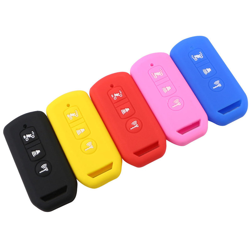 Suitable for Honda motorcycle PCX SH 125/150 SuperCub 125 smart 3 key silicone key case