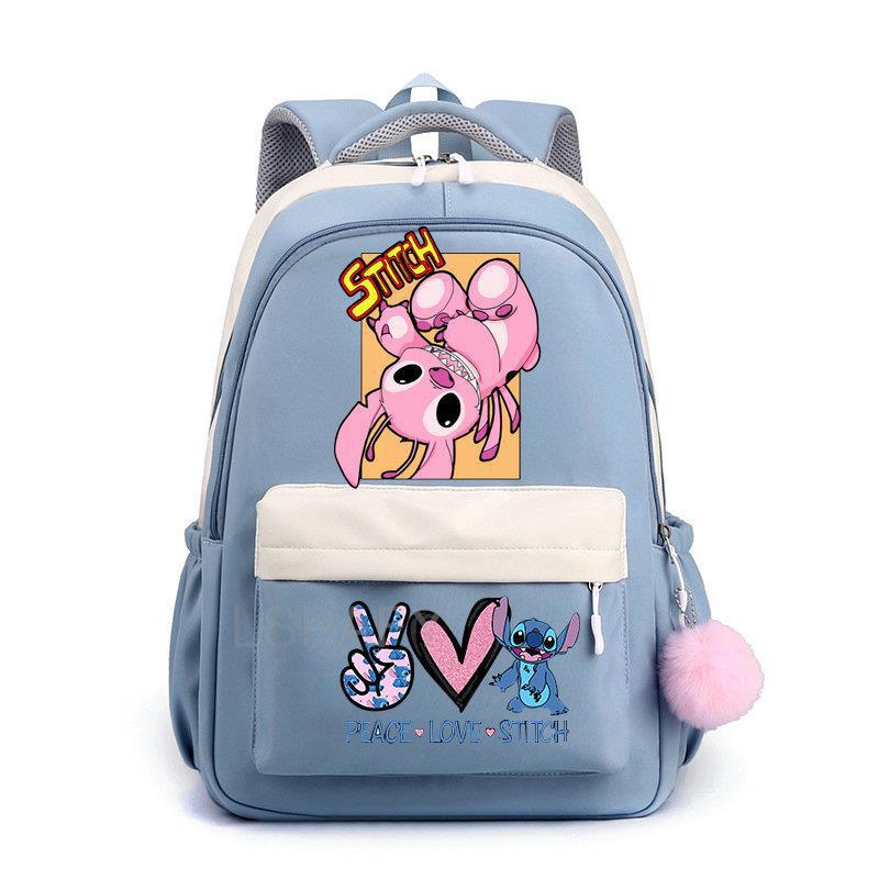 Mochila Escolar Infantil con Dibujos Animados de Nylon Ultraligera y Resistente al Desgaste para Escuela image 13