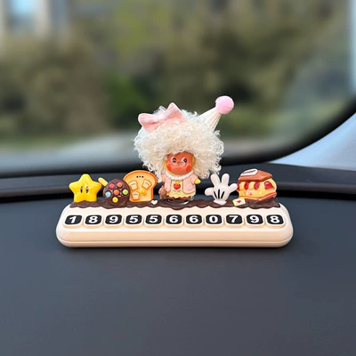 Nömrəli dayanma kartı: Temporary Parking Cute Decoration