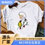 印花圆领外贸宽松t恤
