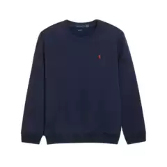 Winter New Arrival Original RL Polo Pony Logo Men's Sweatshirt Fleece Lined Thickened Crew Neck Long Sleeve Warm Pullover for Men