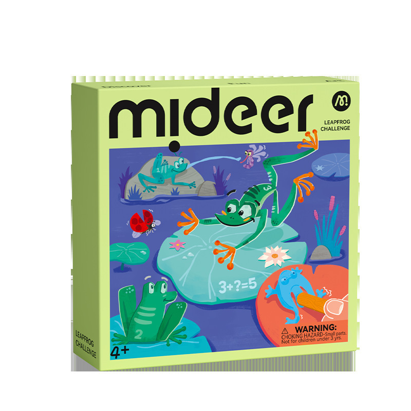 mideer弥鹿按压弹跳小青蛙父子对战亲子互动儿童思维训练益智玩具|undefined