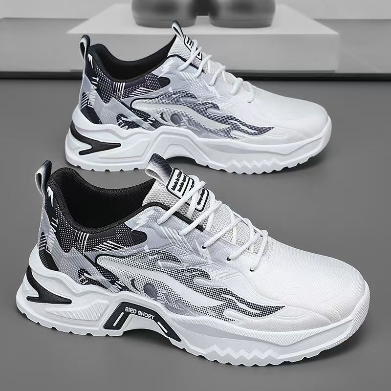 Spring 2026 New Men's Shoes: Student Sports Casual Youth Mesh Dad Shoes, Versatile Trendy Breathable Shoes For Men_vogvips.com