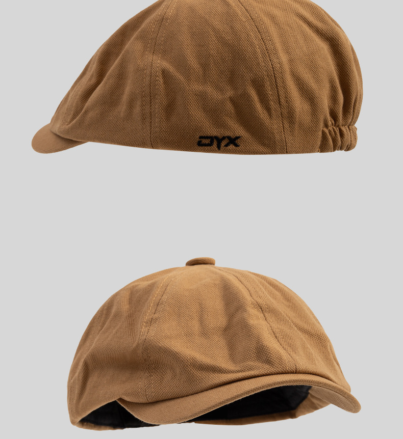 Nuovo cappello giapponese retrò, berretto reversibile a becco d'anatra per uomo, cappello da giornalaio color cachi, basco alla moda, cappello da pittore_voghion.com