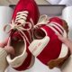 Inner Height 6cm Red Waff Forrest Gump Shoes Women's 2025 Summer New All-match Sports Shoes Student's De Training Shoes