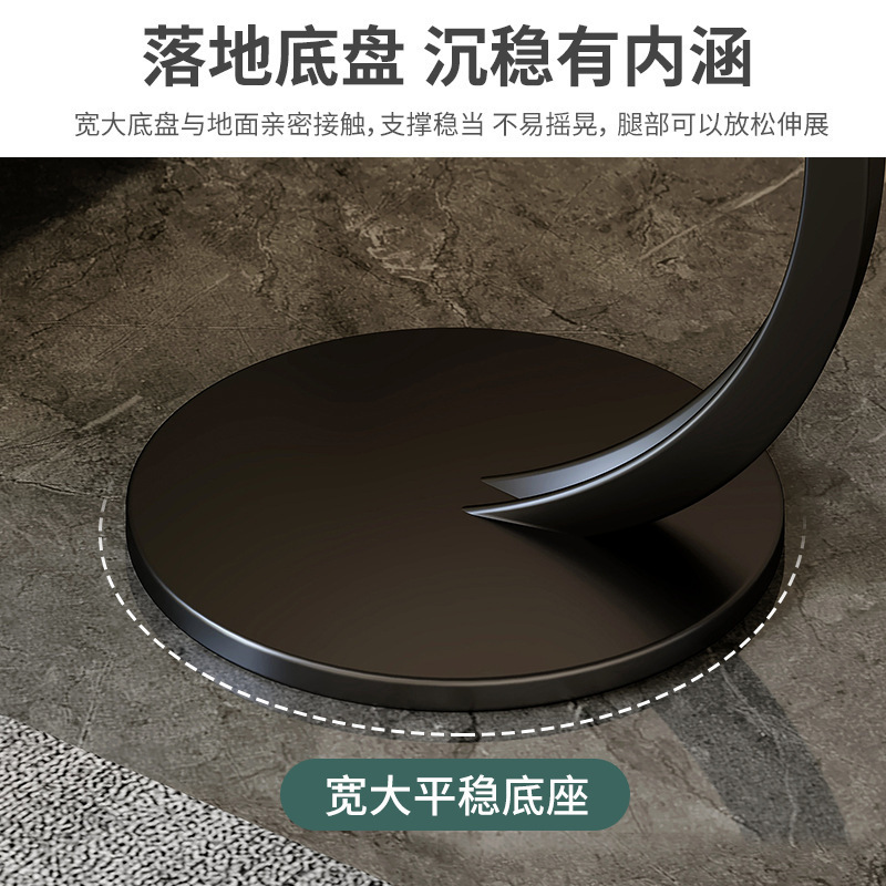 Mesa lateral del sofá Mesa de esquina simple Mesa pequeña Sala de estar Mesa de centro pequeña Lujo ligero Balcón móvil creativo Losa de roca Mesa redonda pequeña