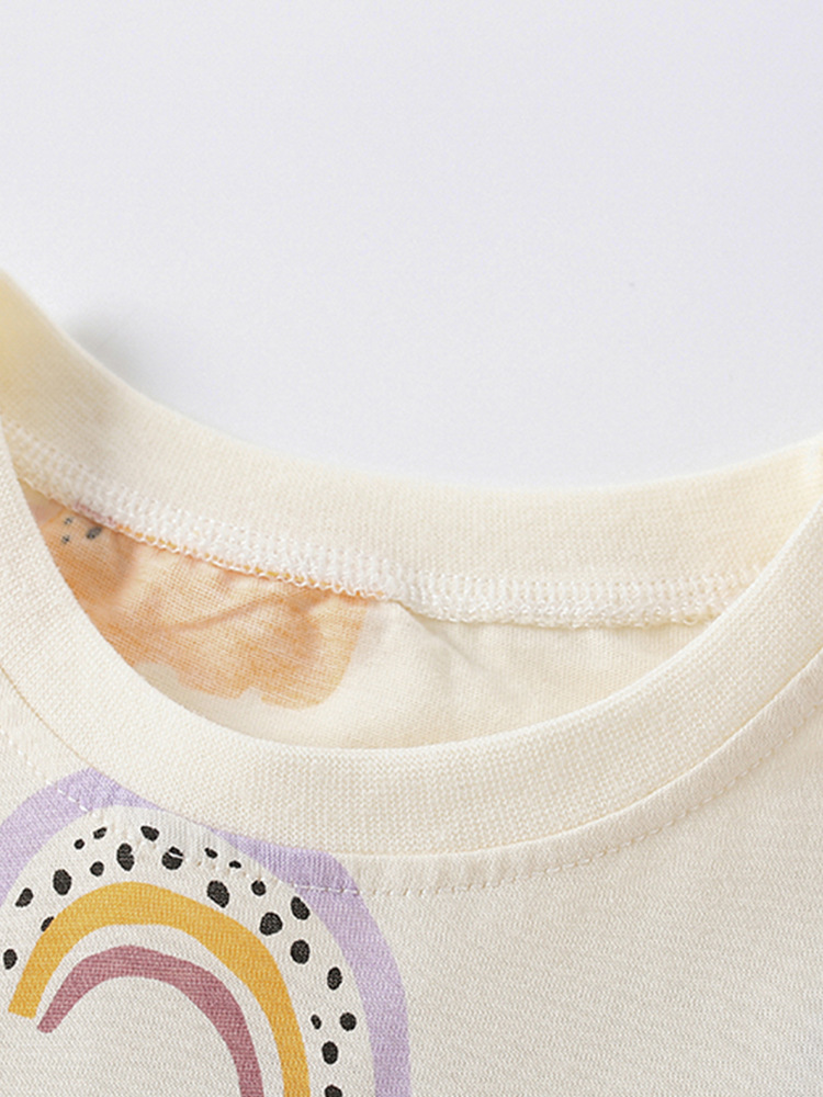 Malwee camiseta infantil de verano nuevo estilo europeo y americano impresión casual de mangas cortas ropa de niños extranjera superior