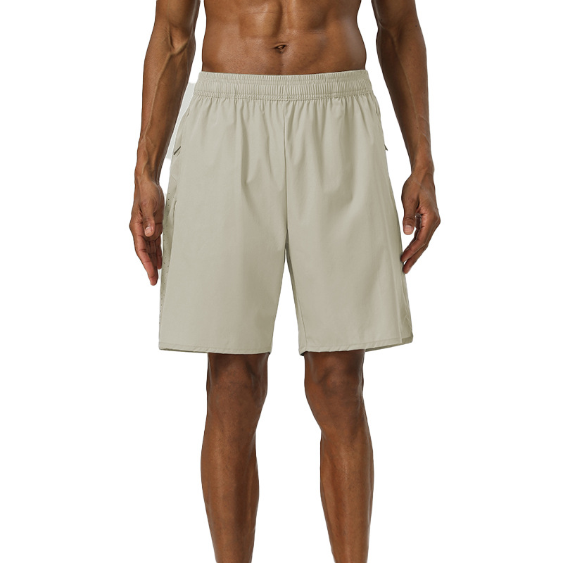Pantalones cortos de entrenamiento de secado rápido, pantalones deportivos casuales elásticos para hombre, pantalones cortos transpirables de secado rápido para maratón para hombre