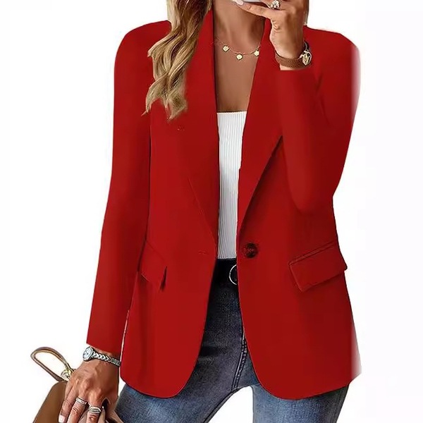 Autumn solid color long-sleeve