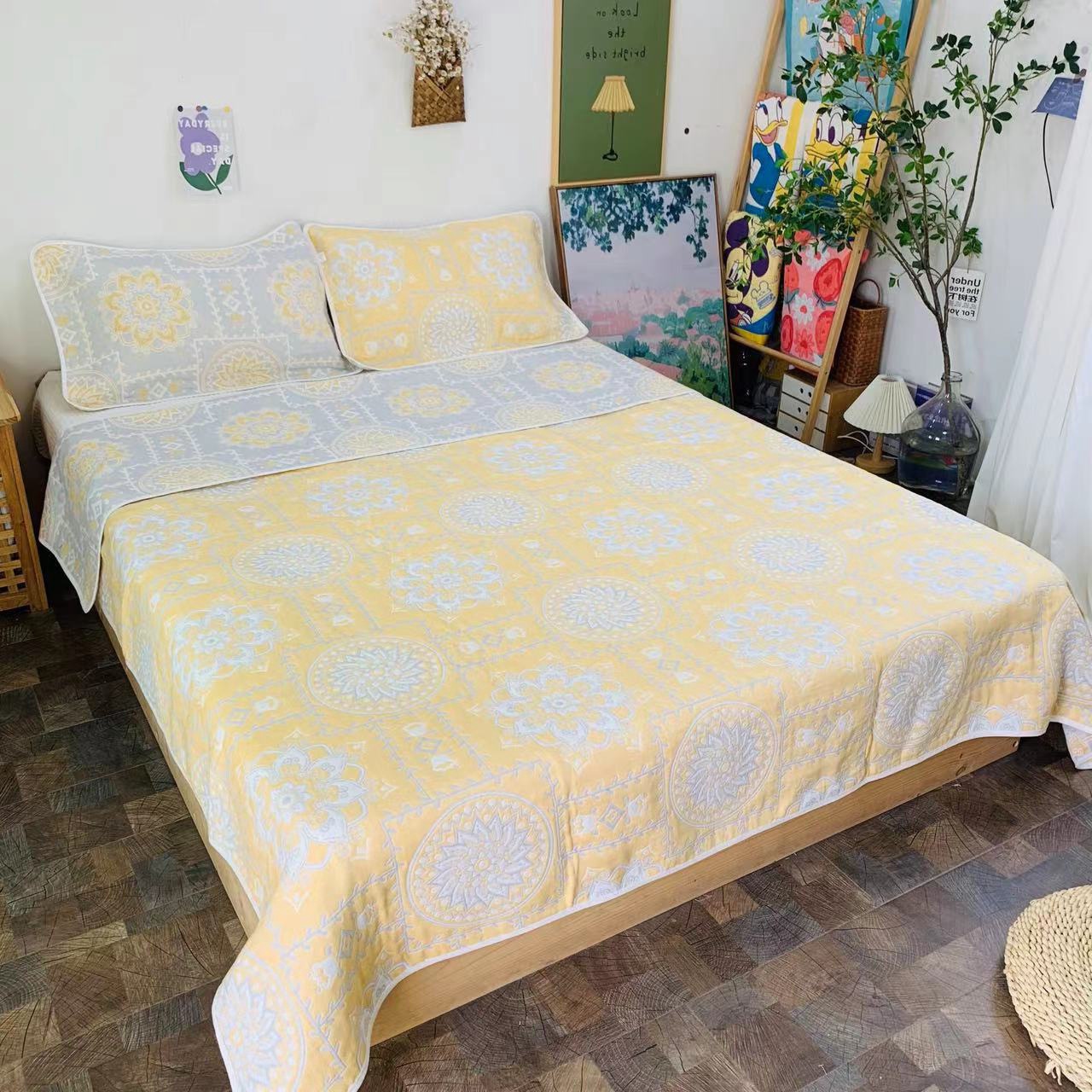 Wholesale six -layer gauze soft seats Four seasons sheets increase…