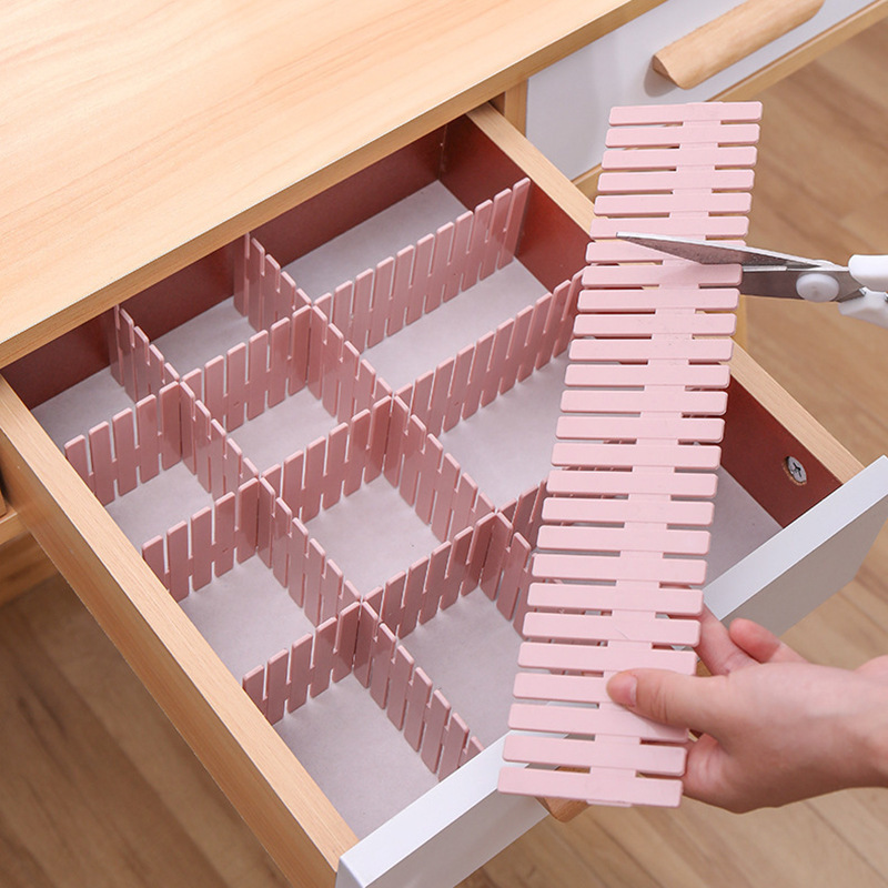 Drawer storage partition board wardrobe free combination partition partition artifact underwear sorting classification partition baffle