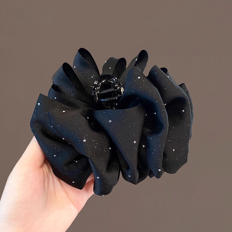 찬란한 별빛 13cm 집게핀 - 블랙