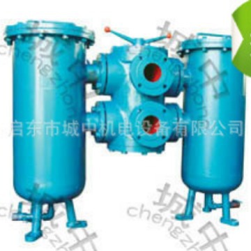 供应 SLQ125 150型双筒式过滤器(0.6MPa) 润滑油过滤铸铁材质