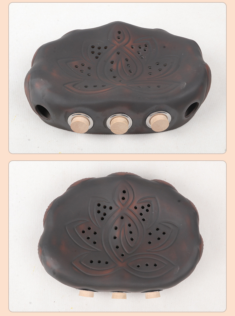 Bian Stone Moxibustion Stool Seat Warmer with 54 Moxa Cones for Home Warm Therapy preparation